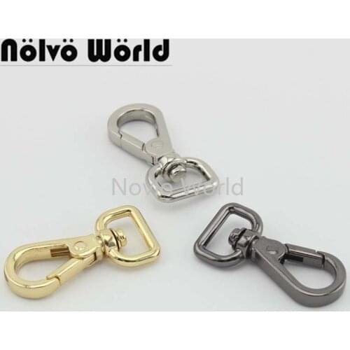 Nolvo World 5-20-100pcs 3 colors 39.3*13mm 1/2"Bag Hook Lobster Clasps Straping Hook buckle