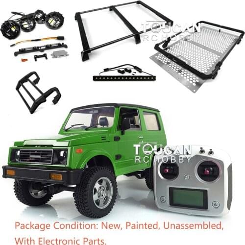 Capo 1/6 RC Remote Control Crawler Car Model SIXER1 Samurai Jimny ESC Roof Rack Light Outdoor Toys For Boys Gift THZH0550-SMT6