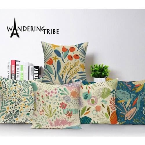 Marine Life Throw Pillow Cases Narwhal Ocean Decorative Pillows Jellyfish Decor Bed Cushion Cover Pillows Cushions for Sofa Case