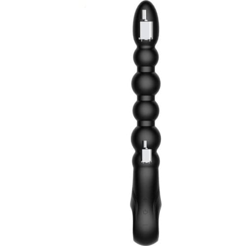 Multi Speeds Waterproof USB Charge Anal Plug Toys Pagoda Butt Plug Anal Beads Masturbation Sex Toys Products for Men and Women