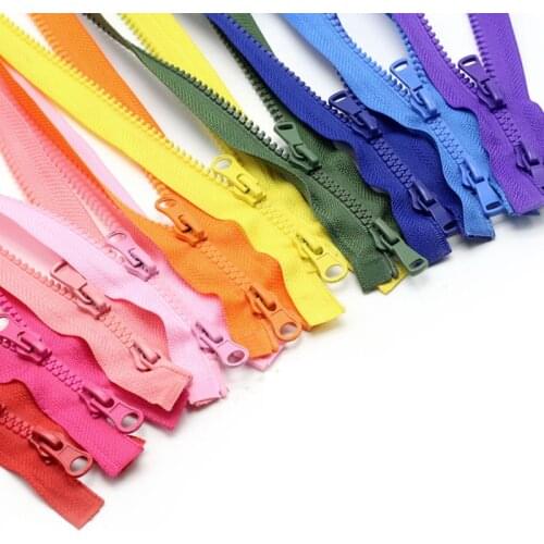 #5 Size Double Side Open Ends Resin Teeth Zipper For Sewing Quilting Sofa Garments Clothes Craft 80/90/100/110/120/150CM