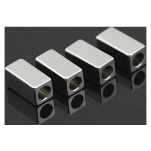 Stamping Bar Blank Spacer Beads 2mm Hole Tube Square Bar Rectangle Connectors DIY Findings for Necklace Earrings Jewelry Making