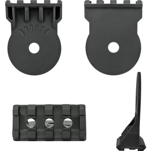 Tactical Flashlight M300b, M600b Mounting Base Accessories for Tactical Headset COMTAC I II III Helmet Bracket ARC Rail Adapter