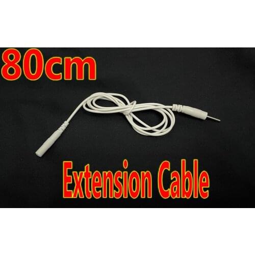 20pcs Extension Cables 80cm Replacement Tens Electrode Lead Wire Adapters- Convert 2.0mm Hole to 2.0 Pin