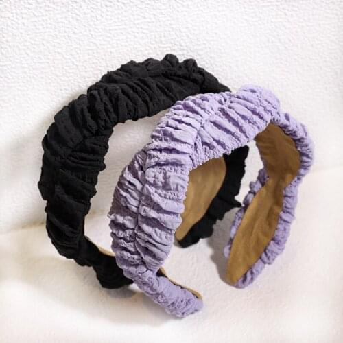 2020 Vintage Fold Cross Bezel Hair Band Women Headbands Girls Hair Accessories Hoop Hair Clips opaska do wlosow diademas para