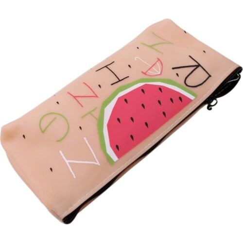 1 Pc Creative Female Make Up Pouch Cosmetic Bag Zipper Travel Storage Case Women Organizer Makeup Brush Holder