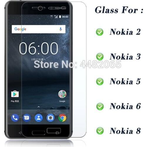 10Pcs For nokia 9 glass protective glass on for nokia 5 3 6 8 tempered film screen protector nokia5 2017 nokia3 protect Nikia