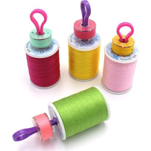 10pcs/set Bobbin Wire Clip Sewing Thread Accessrioes Bobbin Sewing Organizer for Home Sewing Random Plastic