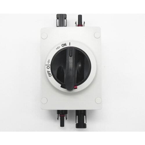 10 pcs/lot Solar Electrical DC Isolator Isolating Switch with Connectors for Solar Power System