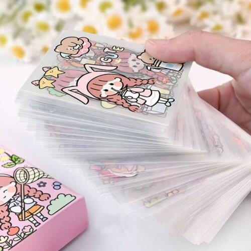 100 PCS Cute Cartoon Graffiti Sticker Water Cup Computer Refrigerator Phone Waterproof Decoration Sticker Wholesale DIY Toys