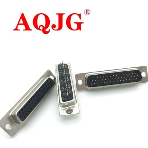 2PCS DB44 female MALE PCB Mount serial port CONNECTOR Solder Type D-Sub CONNECTORS 44pin plug jack Adapter 3 Rows 44 PIN 44p