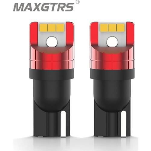 2x High Power T10 W5W 15W 194 168 Cree Chip XP-E White LED Bulb DRL Backup Reverse Wedge Map Dome External Light Sourcing