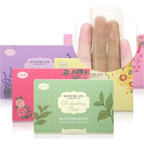 200-500PCS Absorb Blotting Face Cleanser Oily Skin Oil Control Oil Absorbing Paper Makeup Tissue Papers Cleansing Face Paper