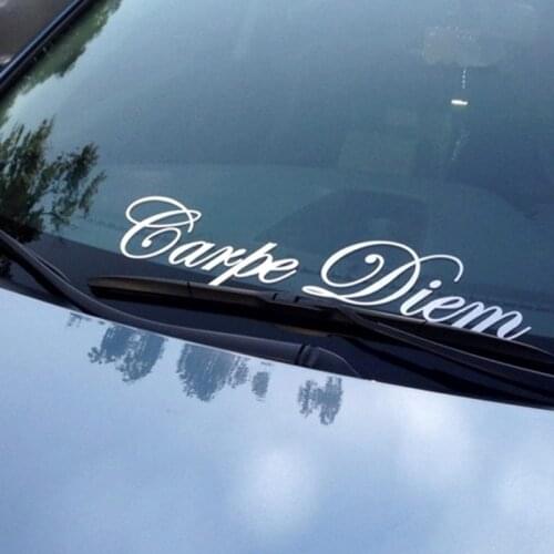 30X6.5CM Carpe Diem Car Styling Art Vinyl Decal Sticker Window Waterproof