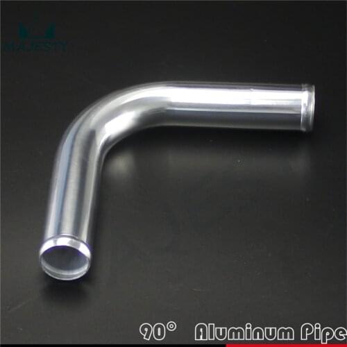 35mm 1 3/8" inch 90 Degree Aluminum Turbo Intercooler Pipe Piping Tubing Elbow 90 Degree OD:35mm 1 3/8" inch Length 300mm