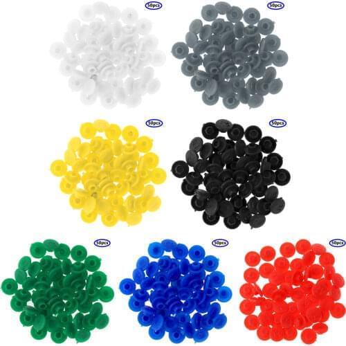 50Pcs Decor Screw Caps Plastic Dust and Rust Proof Screw Hole Cap Covers for Allen Bolt Screw Lids Protector Furniture Fittings