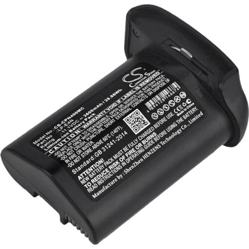 CS 2600mAh/28.86Wh battery for Canon 1D Mark 3,1D Mark 4,1DS Mark 3,1DX,540EZ,550EX,580EX,580EX-II,EOS 1DX Mark 2