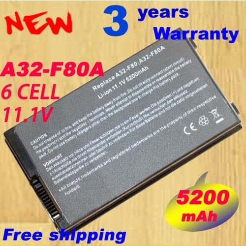 6cell battery for Asus A32-F80 A32-F80A A32-F80H F80H F80M F80Cr F80L F80Q F80S