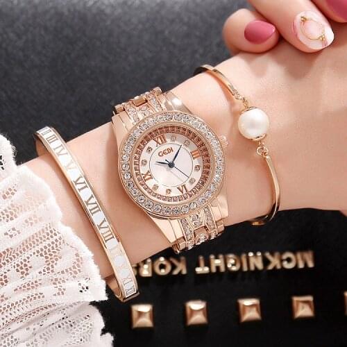 Bayan kol saati 2019 GEDI Fashion Rose Gold Women Watches Top Luxury Brand Ladies Quartz Watch Relogio Feminino Hodinky