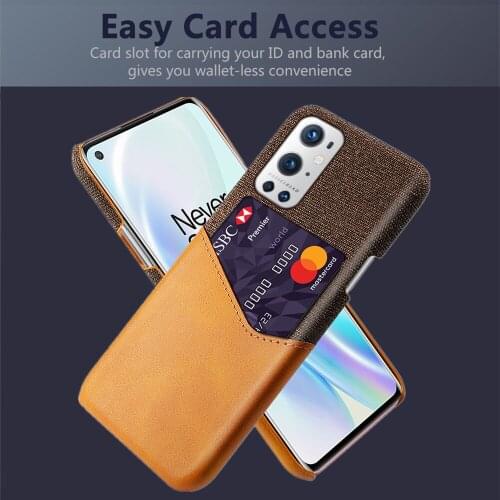 Card Slots Cover Business Funda On The For OnePlus 9 Pro 9E 8T Nord N10 5G N100 8 7T 7 Pro 1+8t 1+9E 1+9pro Phone Case Coque