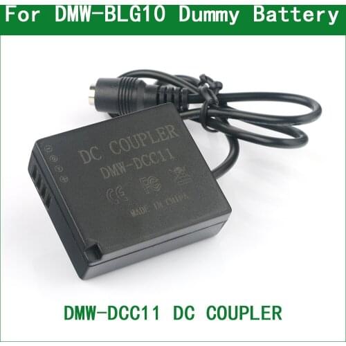 DMW-DCC11 DC Coupler Power Connector DMW-BLG10 BLE9 Dummy Battery for Panasonic DMC-ZS60 DMC-ZS100 DMC-ZS110 TZ80 GX7 Mark II