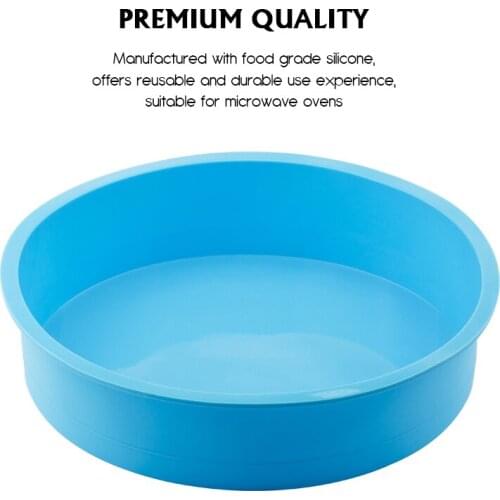 Mousse Cake Moulds Silicone Cake Round Shape Mold Kitchen Bakeware DIY Desserts Baking Mold Baking Pan Tools Random Color