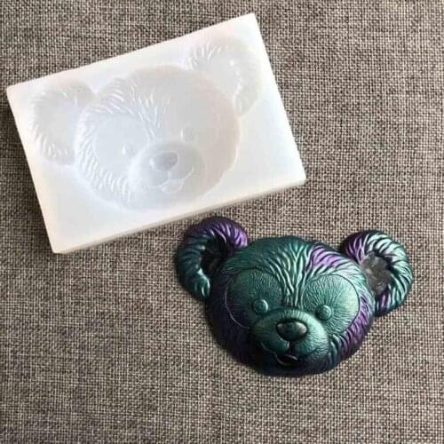 Crystal Drops DIY Bear Mold Fondant Soft Clay Plaster Ornaments