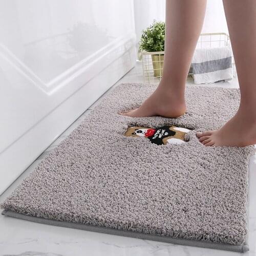 Door mat Foam Mat Carpet Bathroom Bedroom Floor Rug Non Skid New Shower Room Mat Anti-slip Mat Bathroom Area Rugs Accessories