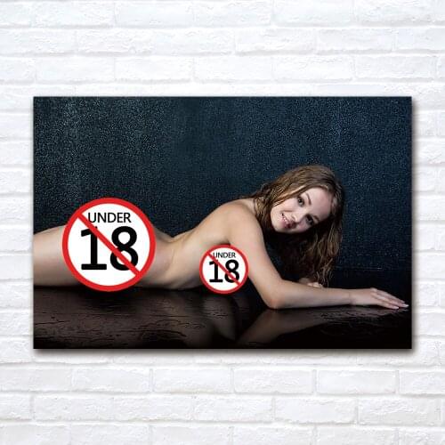Fashion Poster Print Sexy Cute Girl Wall Art Canvas Painting Modern Trendy Pictures for Living Room Home Decor