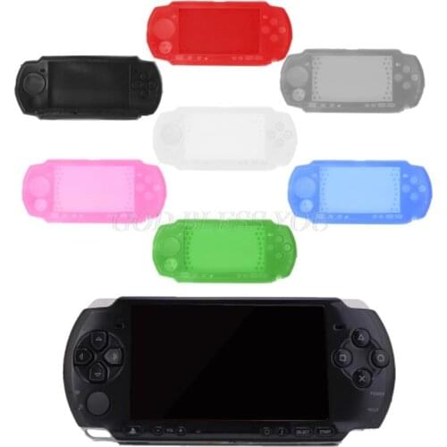 Soft Silicone Body Protector Skin Cover Case For Sony PSP 2000 3000 Console Drop Shipping