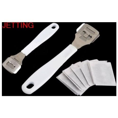 Professional Gentle Foot Skin Remover Foot Care kit 10Pcs Shaving Blades Callus Remover Foot Exfoliating Pedicure Tool