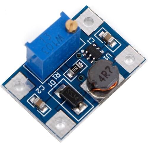 OOTDTY DC-DC 2-24V to 2-28V Adjustable Power Module 2A SX1308 Step Up Boost Converter