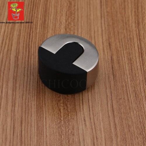 Wholesale 10PCS Zinc alloy door stoppers decorative glass Door Stop rubber Door stops