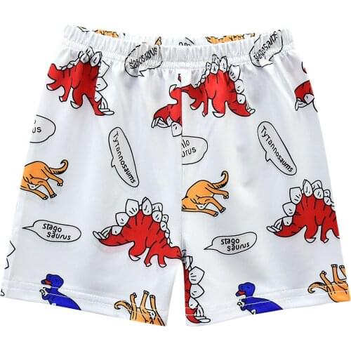 Boys' Swim Trunks Dinosaur Beach Shorts for Little Boy 3-10Y Fashion Beach Swimsuit UPF 50+ Kids Boys Bathing Suits