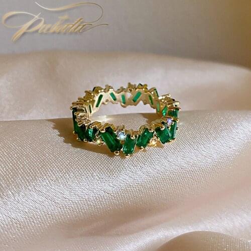 PULATU Rings With Crystals