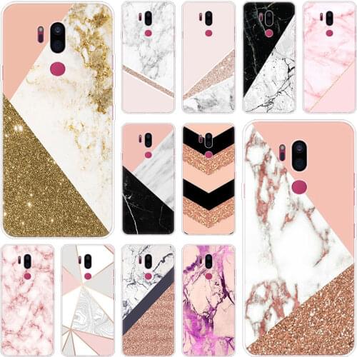 Luxury marble Silicone Case For LG G5 G6 Mini G7 G8 G8S V20 V30 V40 V50 ThinQ Q6 Q7 Q8 Q9 Q60 W10 W30 Aristo 2 X Power 2 3 Cover