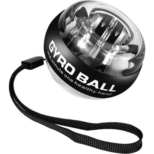 LED Gyroscopic Powerball Autostart Range Gyro Power Wrist Ball With Counter Arm Hand Muscle Force Trainer Fitness Equipment