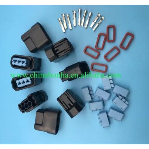 2pcs 3Pin Waterproof Wire Electrical Connector ForHonda forOdyssey seven generation forCivic CRV high-voltage ignition coil plug