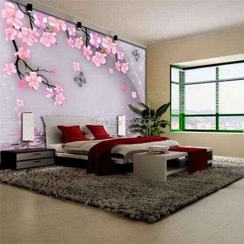 Beibehang photo wallpaper 3d Customize any size papel de parede 3d photo murals roll for walls Circle flower photo wall paper 3d