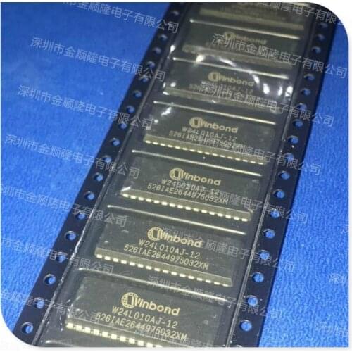 5pieces W24L010AJ-12 SOP WINBOND