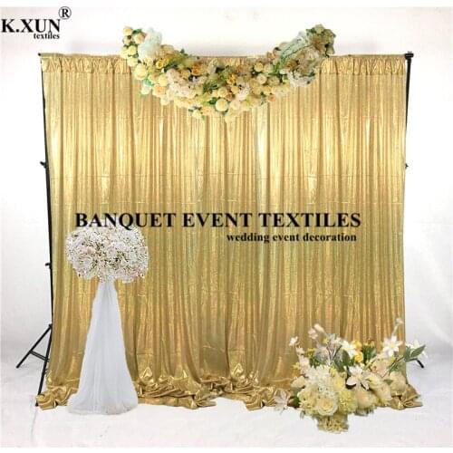 5X8FT Laser Sequin Wedding Backdrop Curtain Glitter Wedding Wall Photo Booth Sequin Panel Curtains