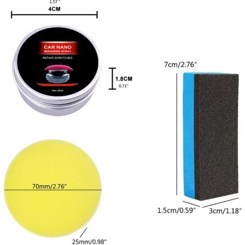B36B Car Scratch Repair Agent Solid Wax Safety Polish Ceramic Coat Detailing Cleaner Practical Automotive Clean Products