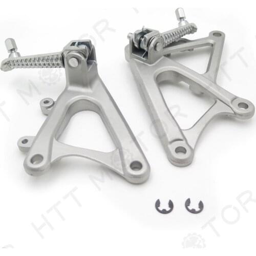 Aftermarket free shipping motorcycle parts Front Rear Rider Foot Rest Pegs Brackets For 2009-2014 Yamaha R1 BLACK