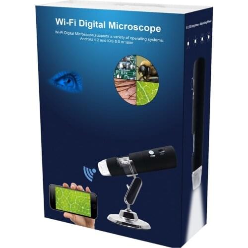 Wireless Digital Microscope 1000X 1080P 8 LED WiFi USB Magnifier Camera For Android IOS iPhone iPad Electronics Beauty Industry