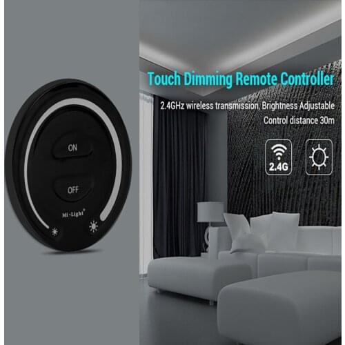 Milight FUT087 2.4G wireless Touch Panel Dimming Remote Dimmer Adjust Brightness LED Controller For Single color lamps