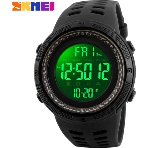 Top Brand SKMEI Men Sport Watch Waterproof Chronograph Countdown Digital Watches Fashion Mens Military Wristwatch Alarm Clock