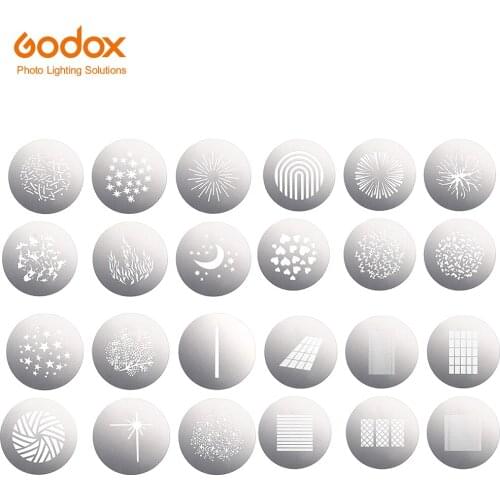 Godox SA-09 001 002 003 004 GOBO Kit for SA17+SA-P S30 S60 SL150II VL150 VL200 VL300 SL200II Bowens Mount LED Light