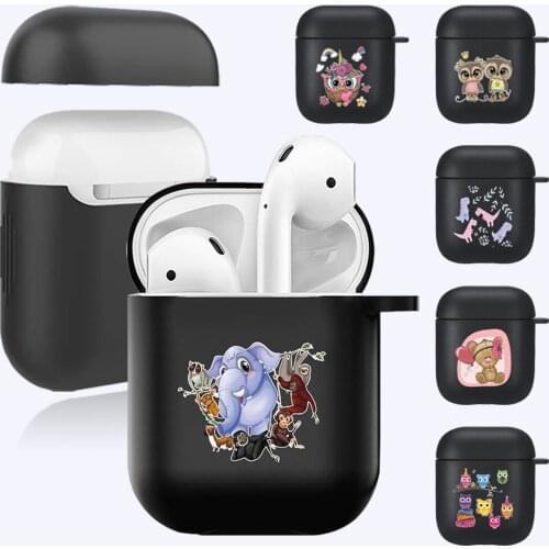 For Airpods 1/2 Soft Silicone Earphone Cover Air Pods Case Earpods Accessories Headset Protective Sleeve Matte Case