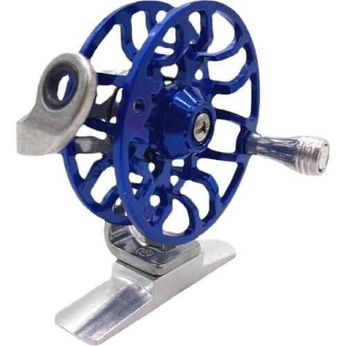 New Winter Ice Fishing Reels Full Metal Ultralight Former Ice Carp Fishing Wheel Feeder Gear Aluminum Fly Fishing Spinning Reel
