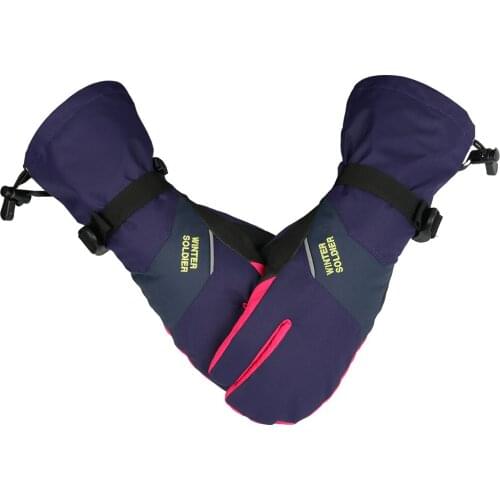 Adult Warm Gloves Winter Ski Gloves Waterproof Mens Motorcycle Riding Equipment Mountaineering Equipment Hiking Sports Travel